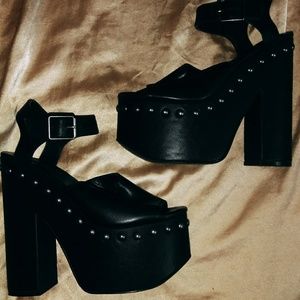 Black Platform Heels